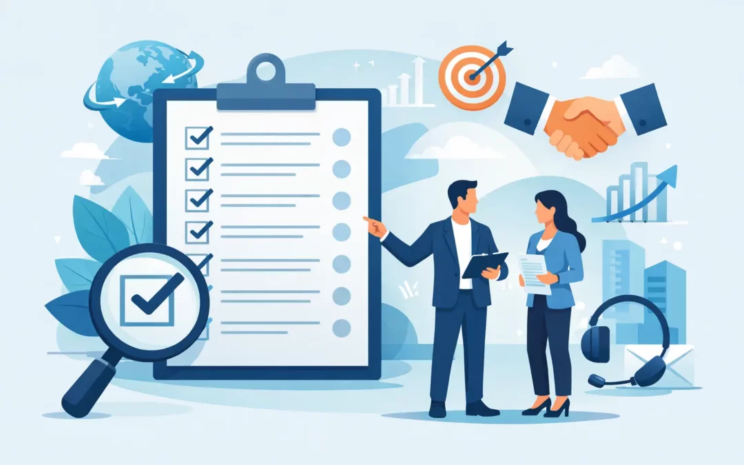Outbound-Partner-Checkliste mit 12 Prüfpunkten