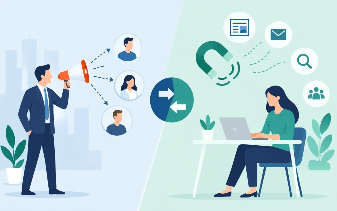 Outbound Sales versus Inbound Marketing im B2B