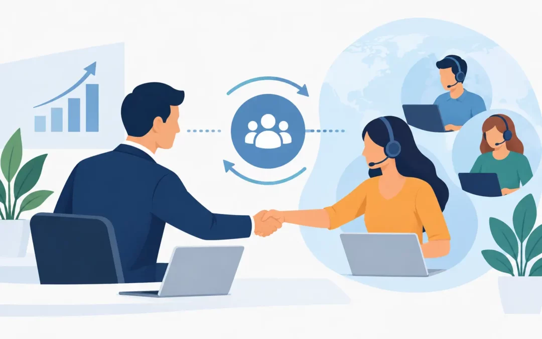 Wie funktioniert Vertriebsoutsourcing genau?